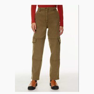 Women's Aritzia Wilfred Brown Maeve Cargo Pants - Size 8